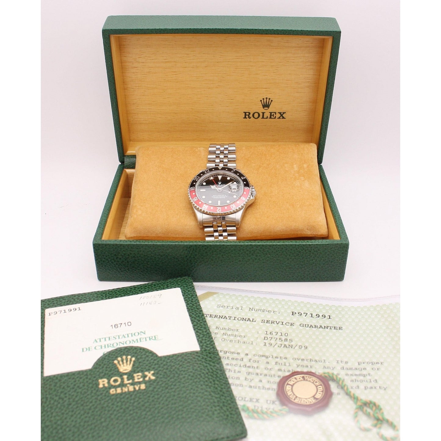 Men's Steel GMT Master II 16710