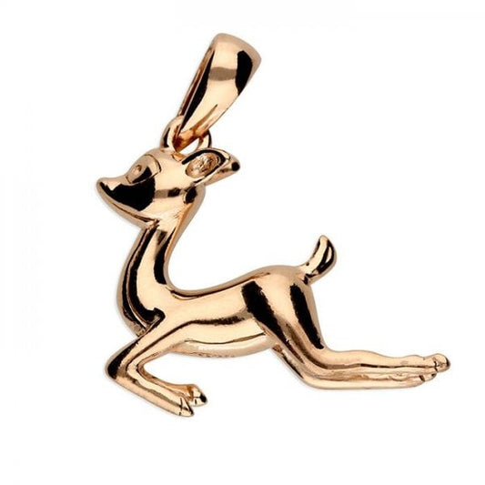 Rose Gold Plated Deer Pendant