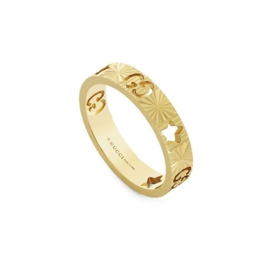 Icon Yellow Gold Ring 4mm Size 15