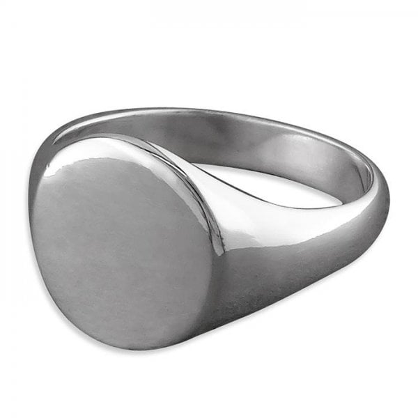 Sterling Silver Signet Ring - Size N
