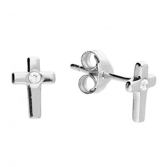 Sterling Silver Earrings with CZ