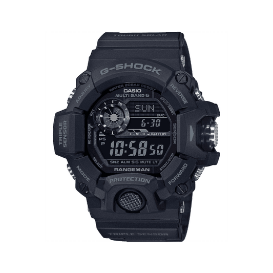 G-Shock Master Of G Rangeman Black-Out Solar Watch