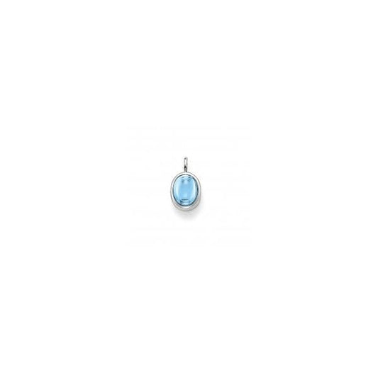EX-DISPLAY Silver & Aquamarine Pendant