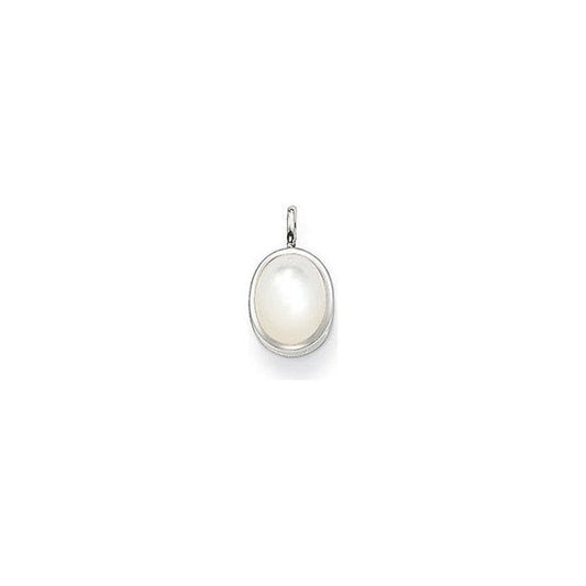 Mother of Pearl Oval Pendant