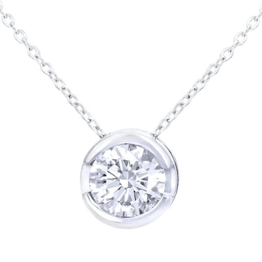 9ct White Gold 0.33ct Diamond Pendant
