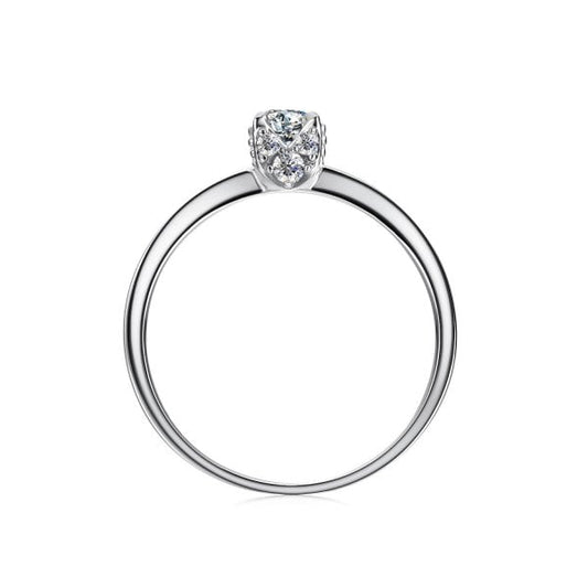 9ct White Gold 0.25ct Diamond Engagement Ring