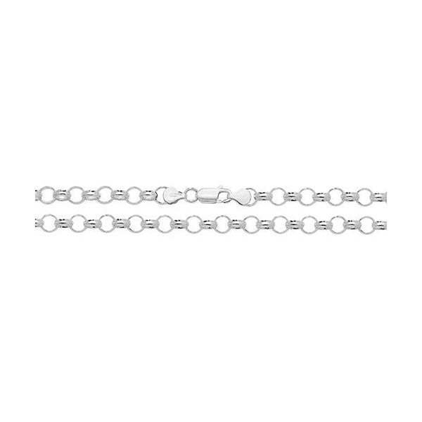 SILVER ROUND BELCHER CHAIN
