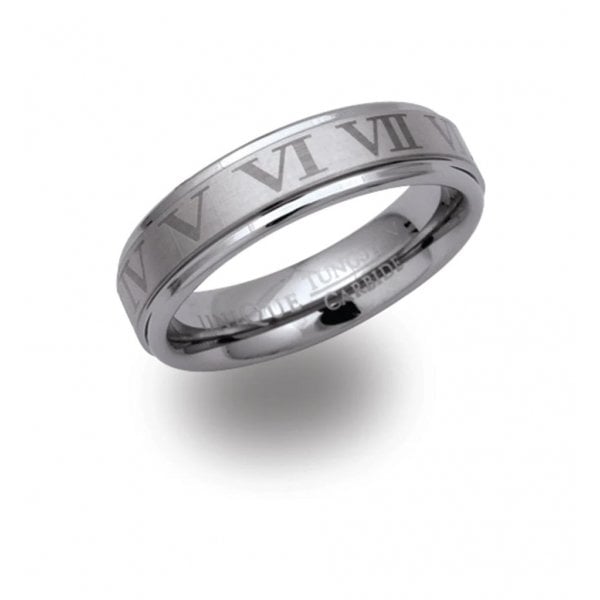 Gents Tungsten Carbide Ring 6mm - Size 64