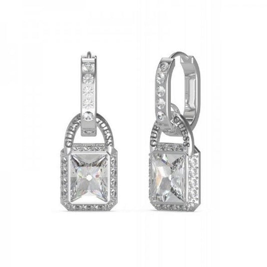 Shiny Padlock Stainless Steel Earrings
