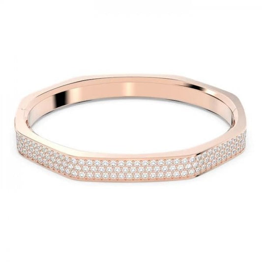 Dextera bangle, Octagon shape, Pavé, Large