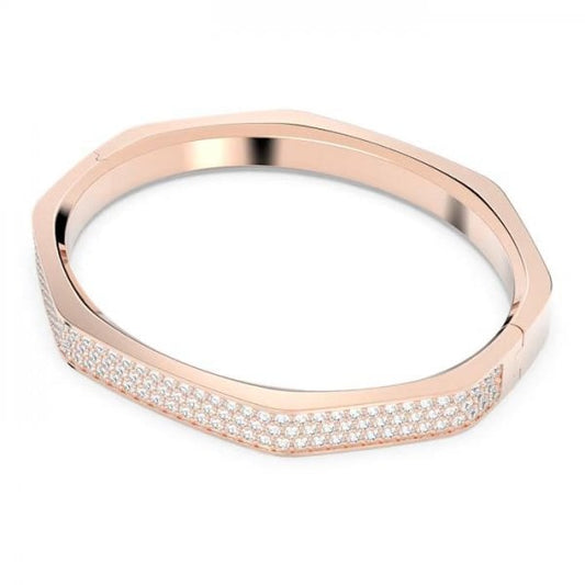 Dextera bangle, Octagon shape, Pavé, Large