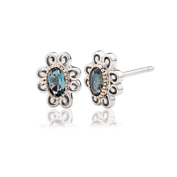 The Two Queens Topaz Earrings