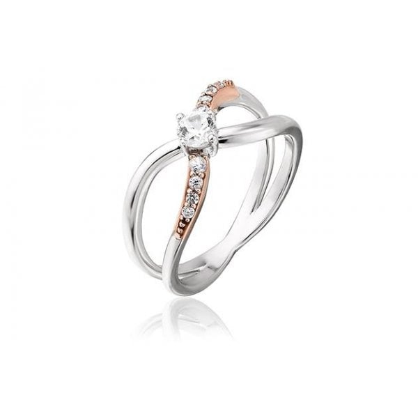 Silver Clogau Kiss Ring