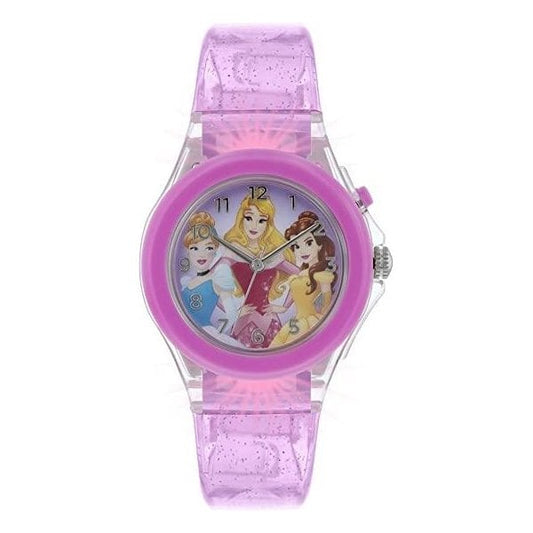 Disney Princess Pink Light Up Strap Analogue Watch