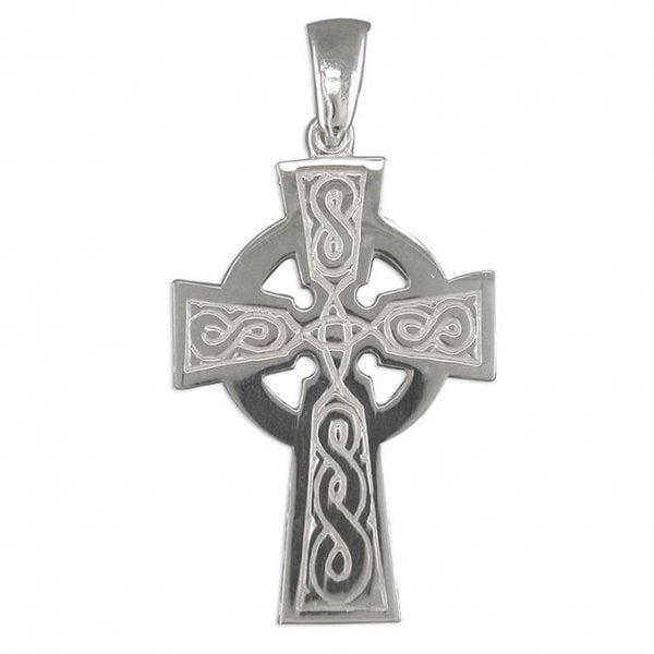 Sterling Silver Cross Large heavy celtic