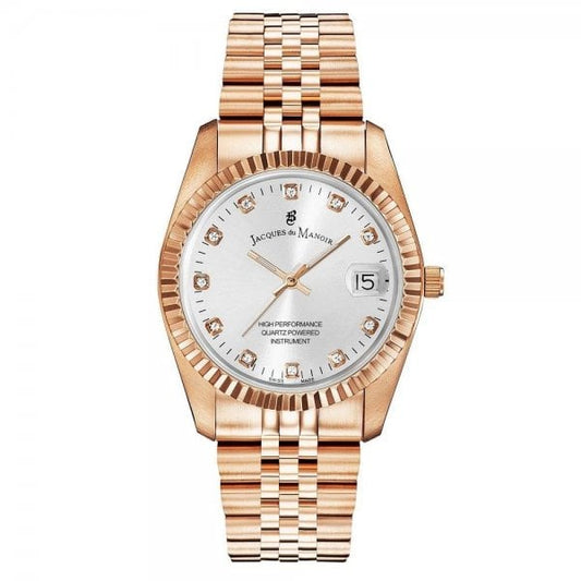 Inspiration 36mm Rose Gold & Silver Dial Ladies