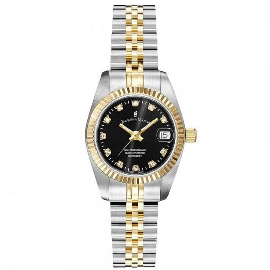 Inspiration 26mm Silver, Gold & Black Dial Ladies