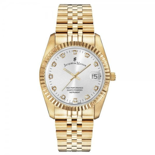Inspiration 36mm Silver Dial and Gold Steel