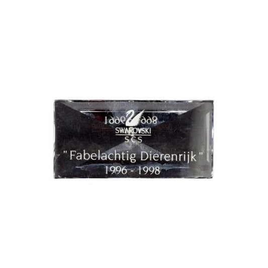 Title Plaque 1996 - 1998 Fabulous Creatures