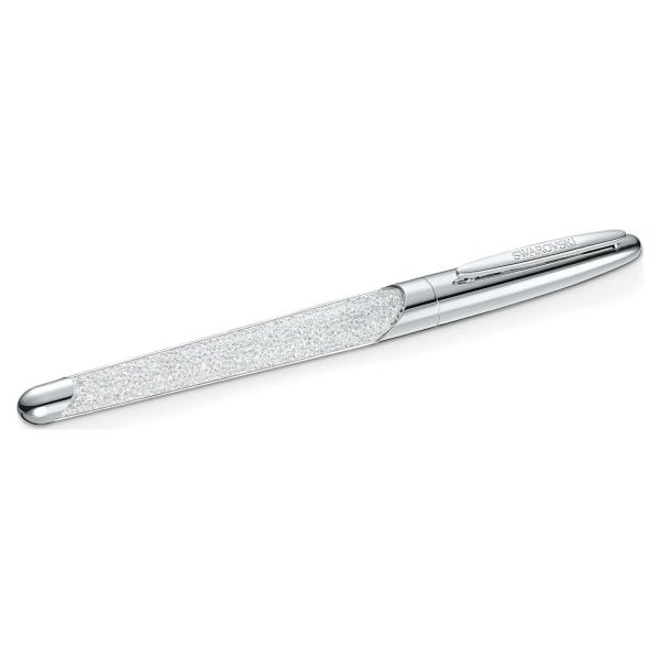 Crystalline Nova rollerball pen Silver Tone