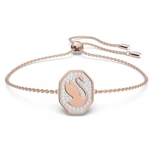 Signum bracelet Swan, White,