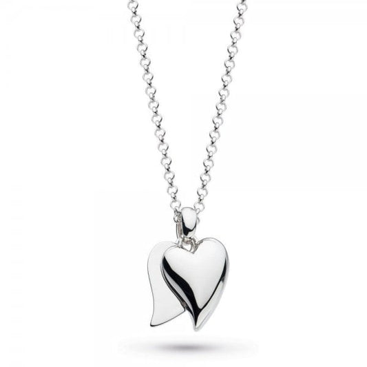 Desire Love Duet Heart 18" Necklace