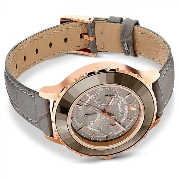 Octea Lux Chrono Watch, Leather strap