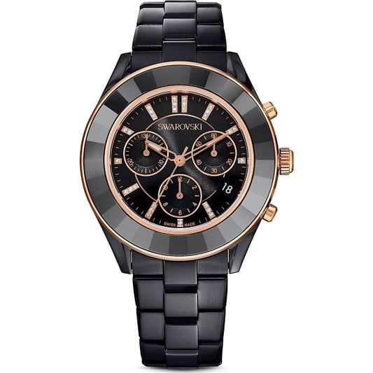 Octea Lux Sport watch, Swiss Made, Metal bracelet