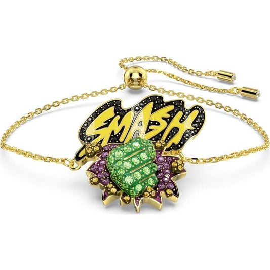 Hulk © MARVEL bracelet, Green, Gold-tone plated
