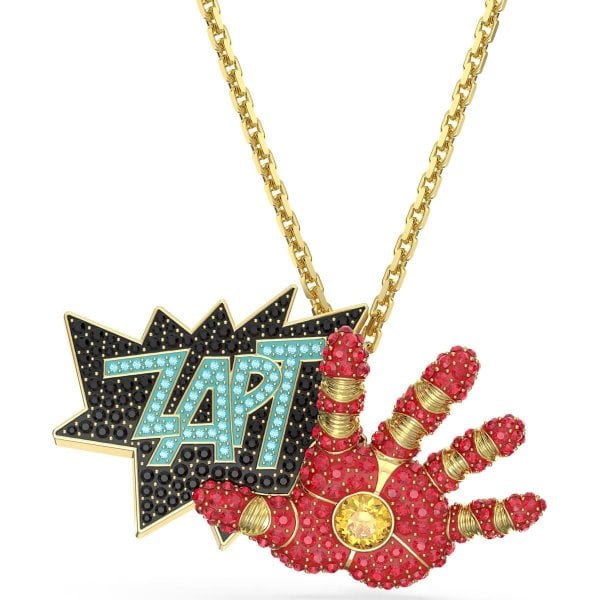 Iron Man © MARVEL pendant, Multicolored, Gold-tone