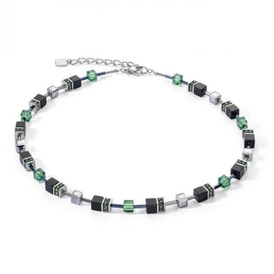 Sage GeoCube Necklace