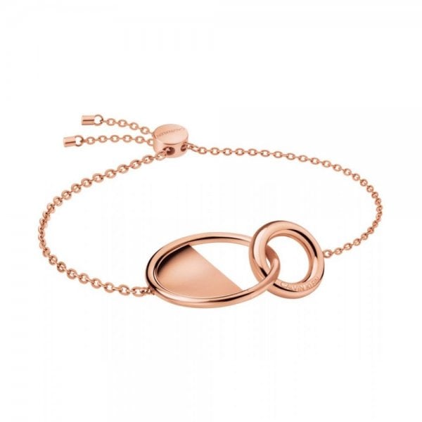 CK Locked Rose Gold Bracelet