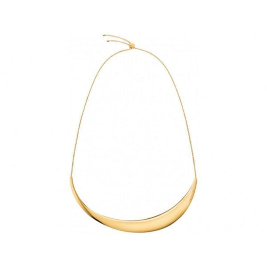 Groovy Yellow Gold PVD Plated Stainless Steel Necklace