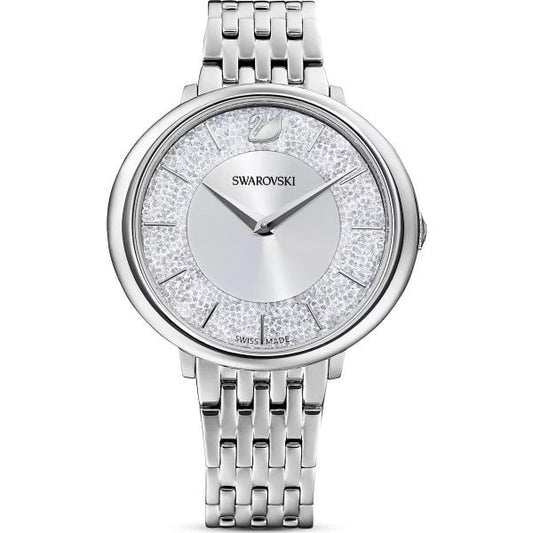 Crystalline Chic watch, Metal bracelet, Silver