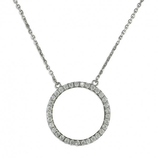 Sterling Silver Necklace 41CM-45CM