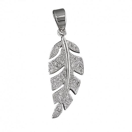 Sterling Silver Pendant - Leaf