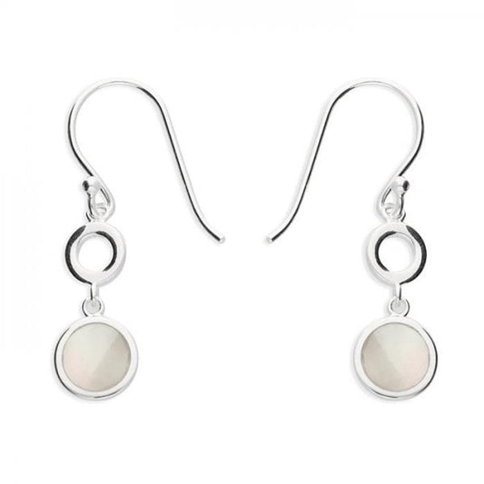 Sterling Silver Earrings - Mother of Pearl Hook