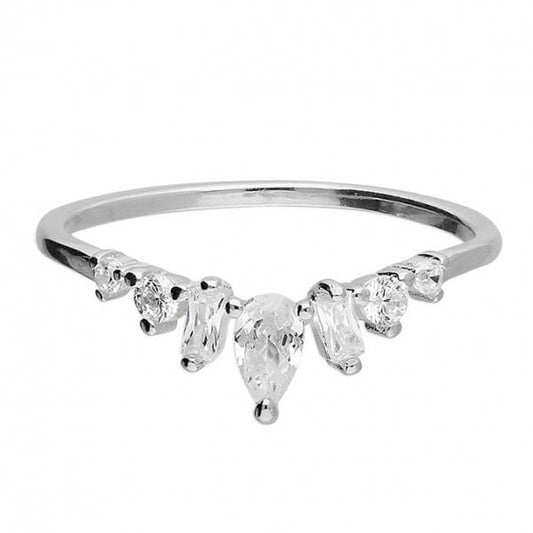 Sterling Silver Ring - Size N