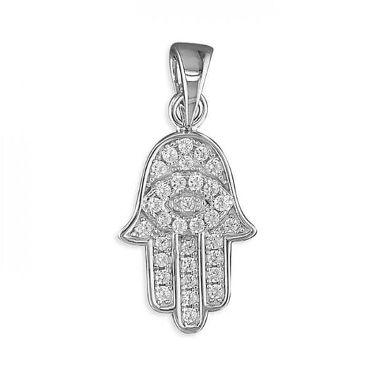 Sterling Silver Pendant - Hamsa Hand