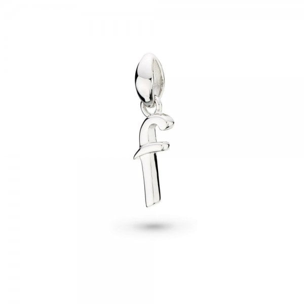 Signature Skript Lowercase f Charm Pendant