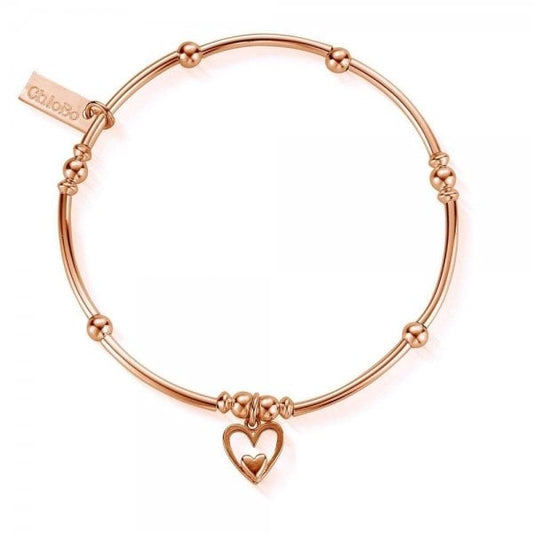 Mini Noodle Ball Heart In Heart Bracelet