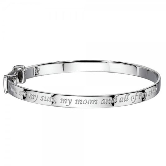 Sun and Moon Christenening Bangle