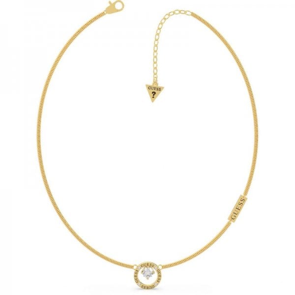 All Around You Gold Crystal Ladies Necklace