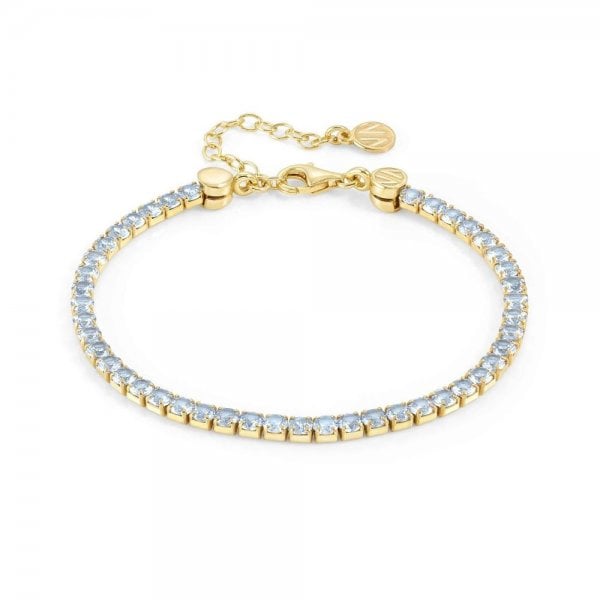 LIGHT BLUE Fin. Yellow gold