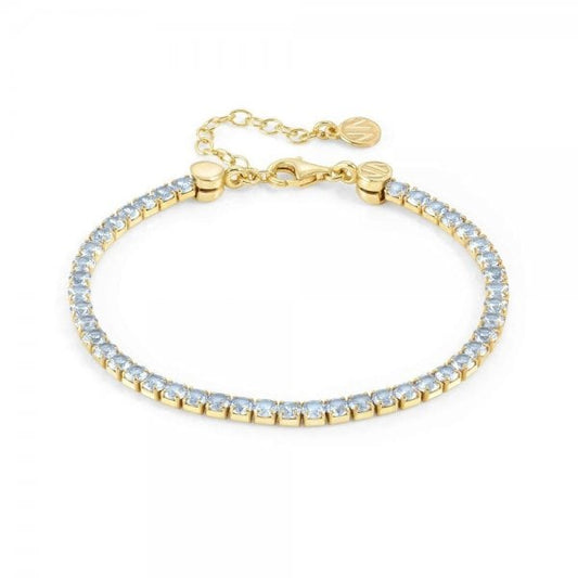 LIGHT BLUE Fin. Yellow gold