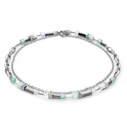 Shape Mix Multiwear Mint Green Necklace