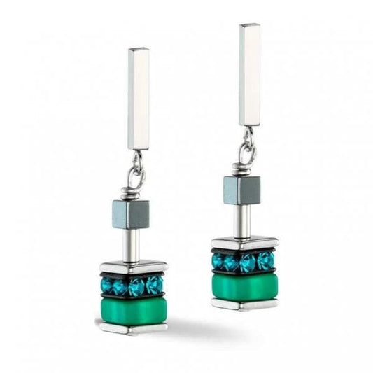 Sparkling Classic Update Earrings Green