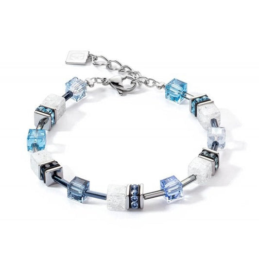 GeoCube Iconic Nature Bracelet Blue/White