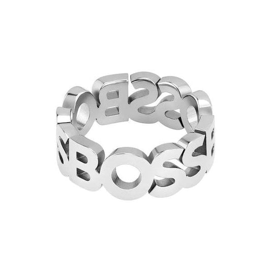 KASSY STAINLESS STEEL GENTS RING (medium)