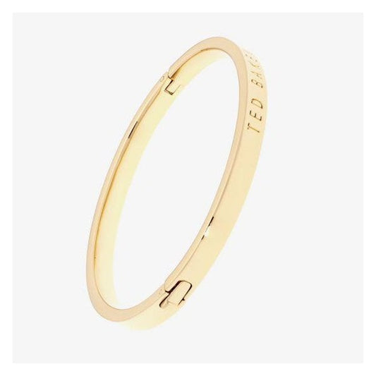 Clemina Gold Hinge Bangle